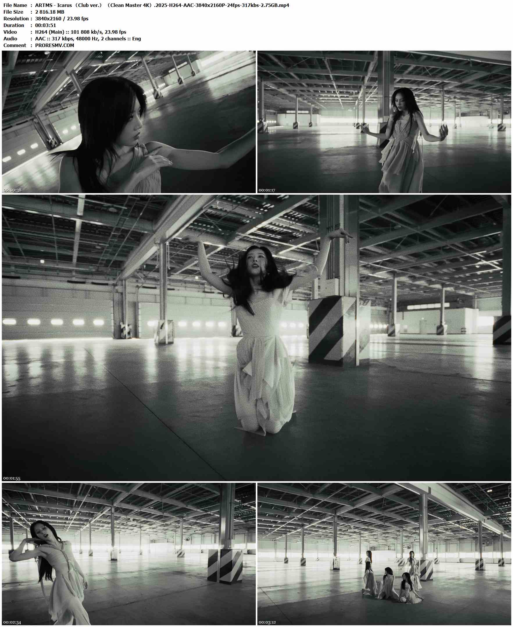 ARTMS - Icarus （Club ver.） （Clean Master 4K）.2025-H264-AAC-3840x2160P-24fps-317kbs-2.75GB官方MV_高清MV